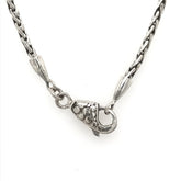 Small Sterling Silver Pendant with One Rectangular-Shaped Cushion Garn